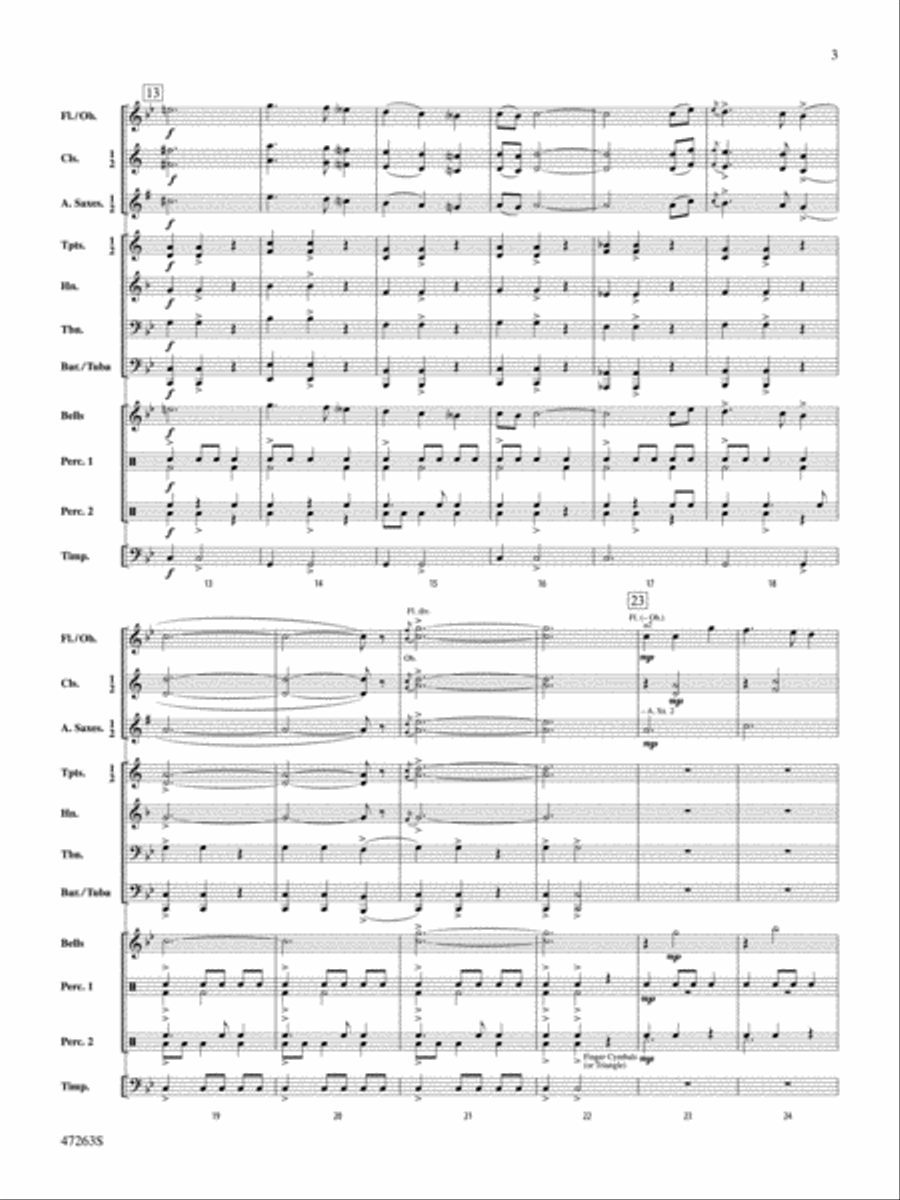 Galliard: Score Concert Band scores gallery preview page 3