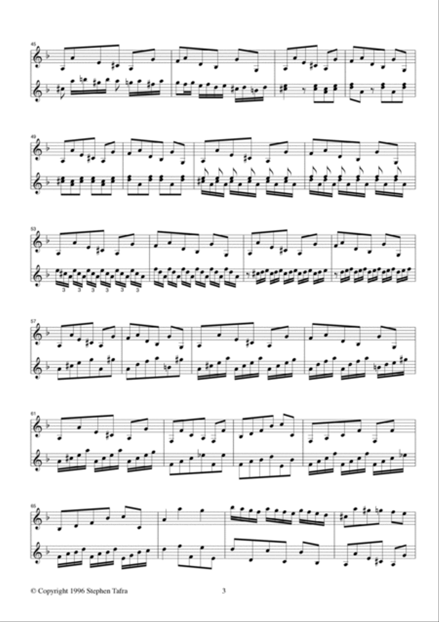 Fandango Fandango Guitar Solo scores gallery preview page 3