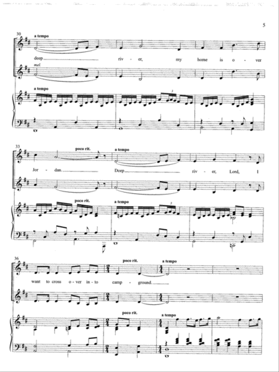 Spirituals for Two Voices (Book) Vocal Duet scores gallery preview page 5