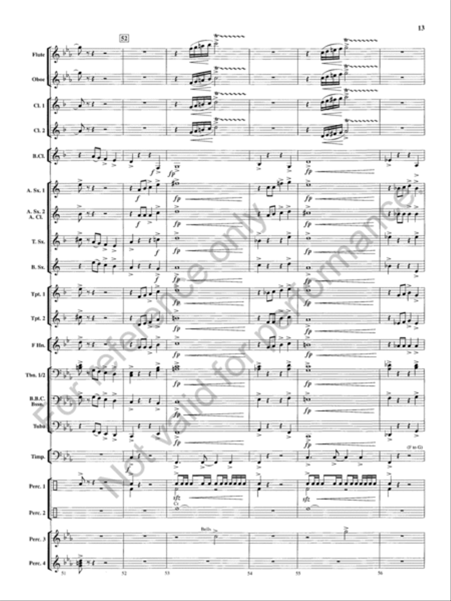 Tempest Rising Concert Band scores gallery preview page 14