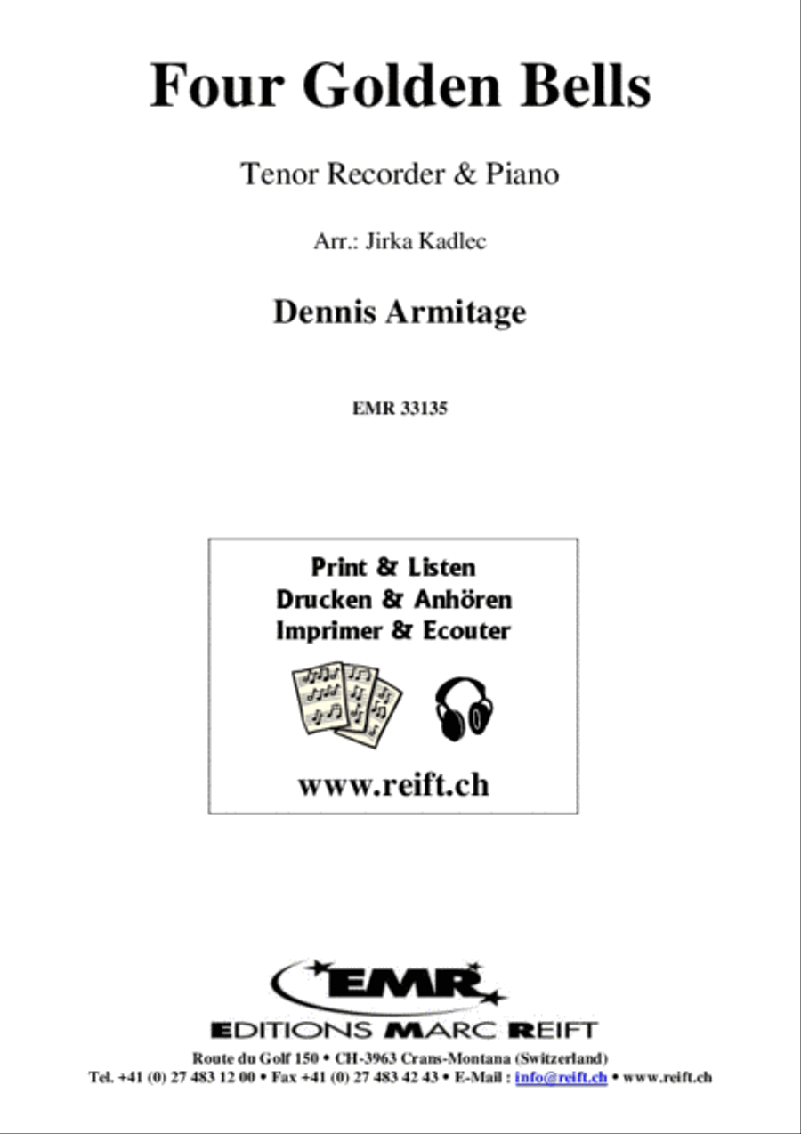 Four Golden Bells Tenor Recorder scores gallery preview page 2
