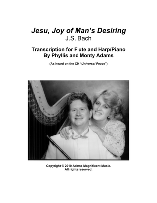 Book cover for Jesu, Joy of Man’s Desiring for Flute and Harp