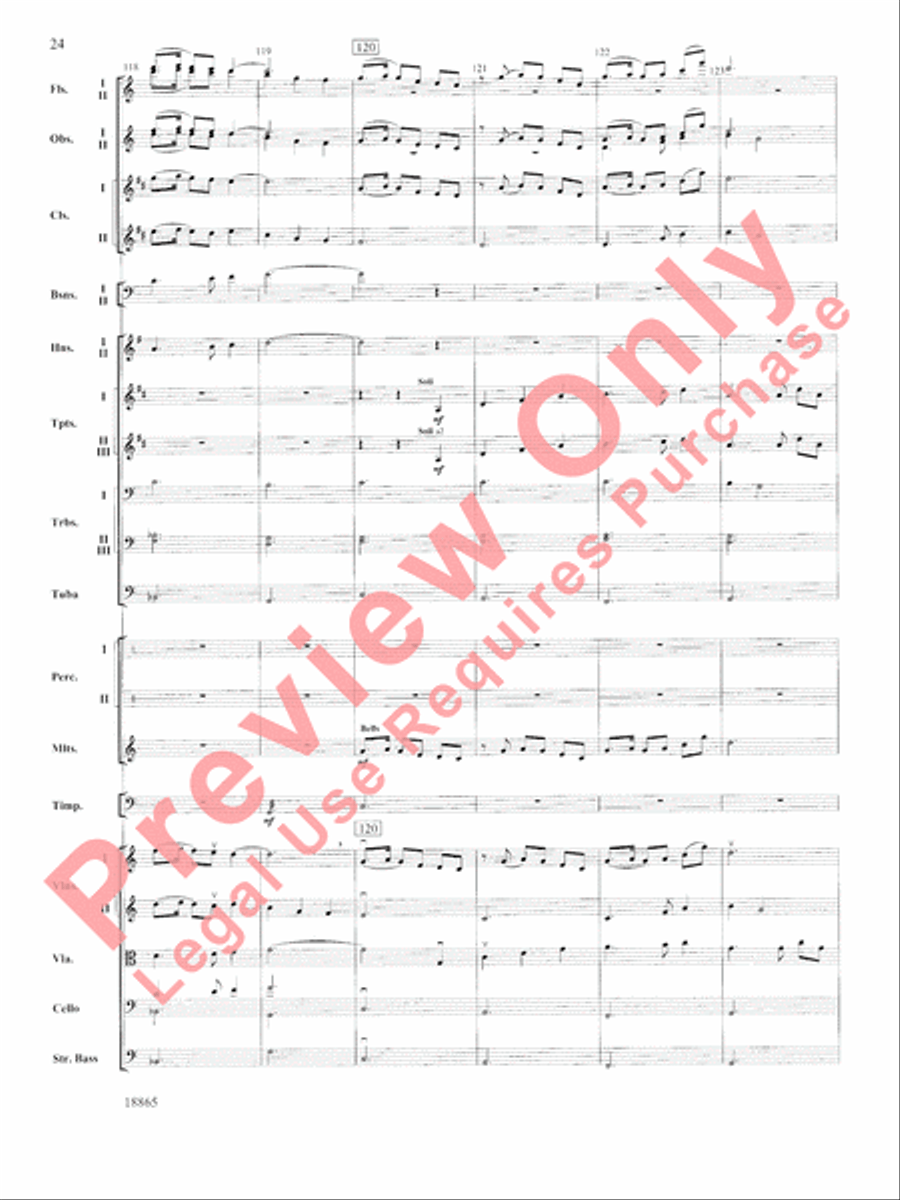 An American Rhapsody An American Rhapsody Full Orchestra scores gallery preview page 25