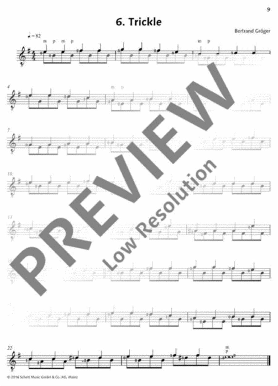 Progressive Etudes I Acoustic Guitar scores gallery preview page 10
