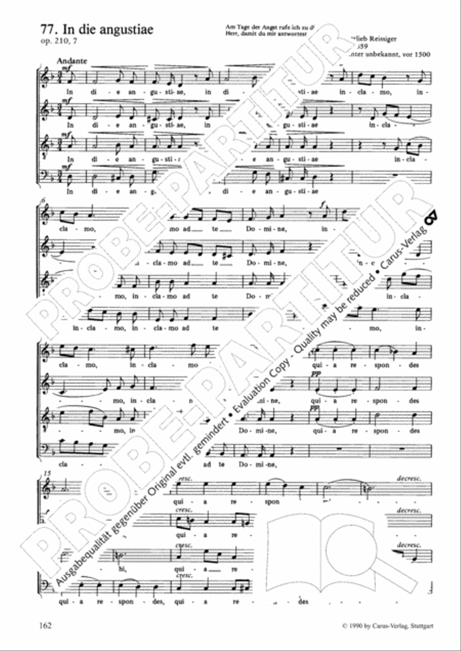 Geistliches Chorbuch der Romantik Choir scores gallery preview page 163