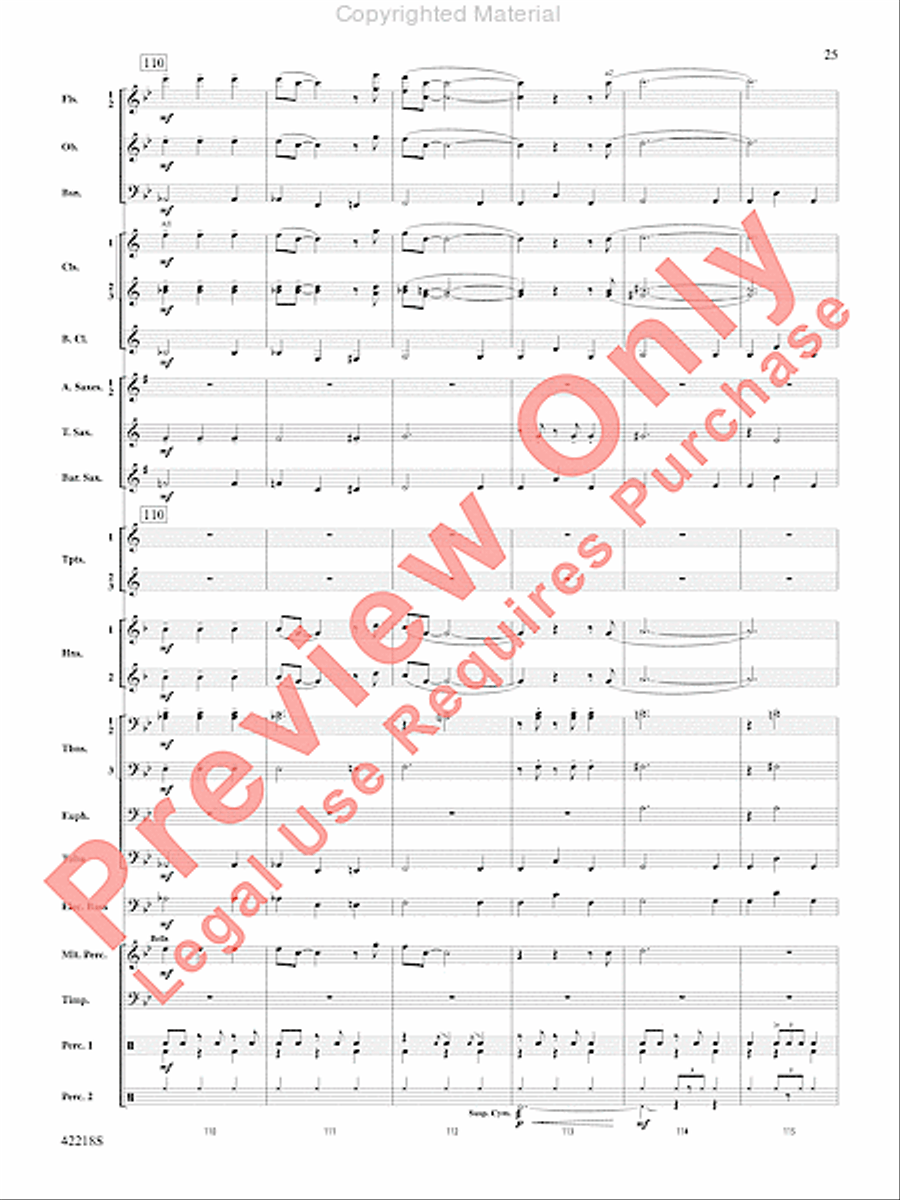 Tower of Power Greatest Hits Concert Band scores gallery preview page 24
