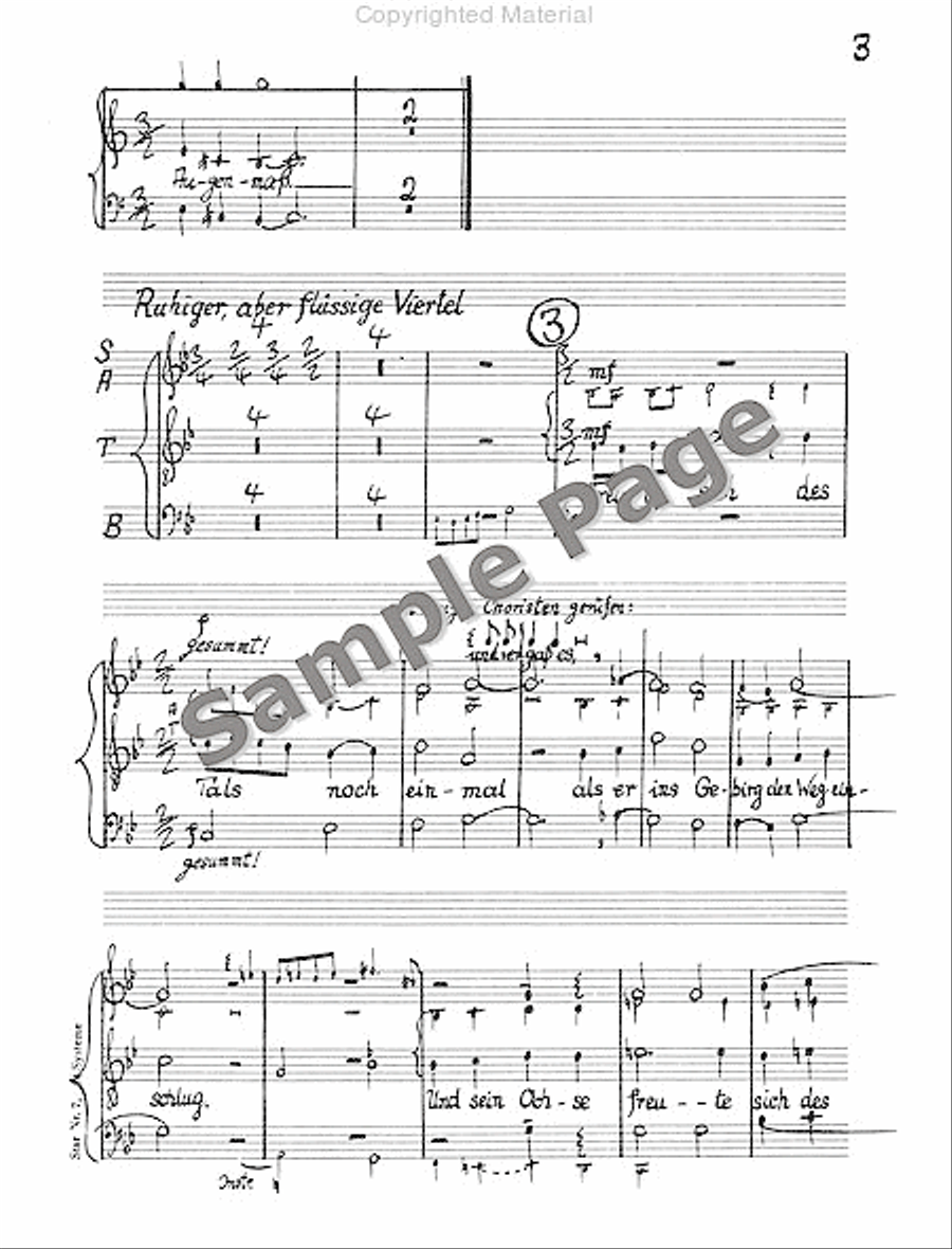Legende Vom Weisen Score 4-Part scores gallery preview page 6