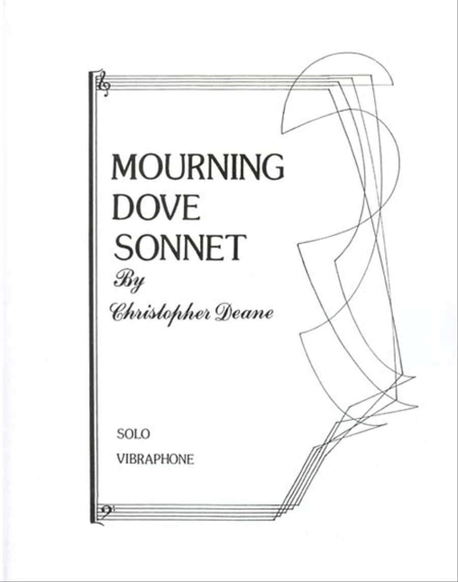Mourning Dove Sonnet A Cappella scores gallery preview page 1