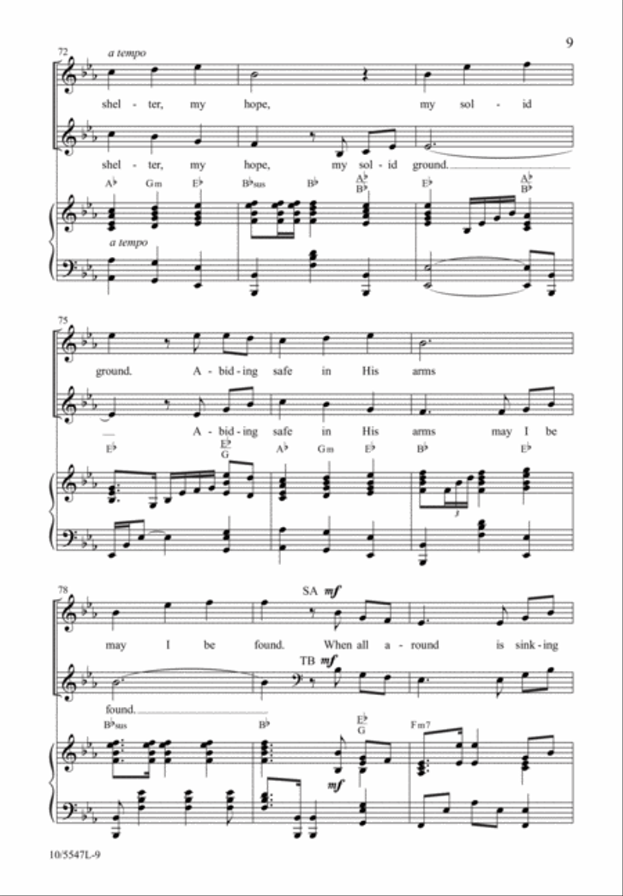 I Can Do All Things Through Christ 4-Part scores gallery preview page 9