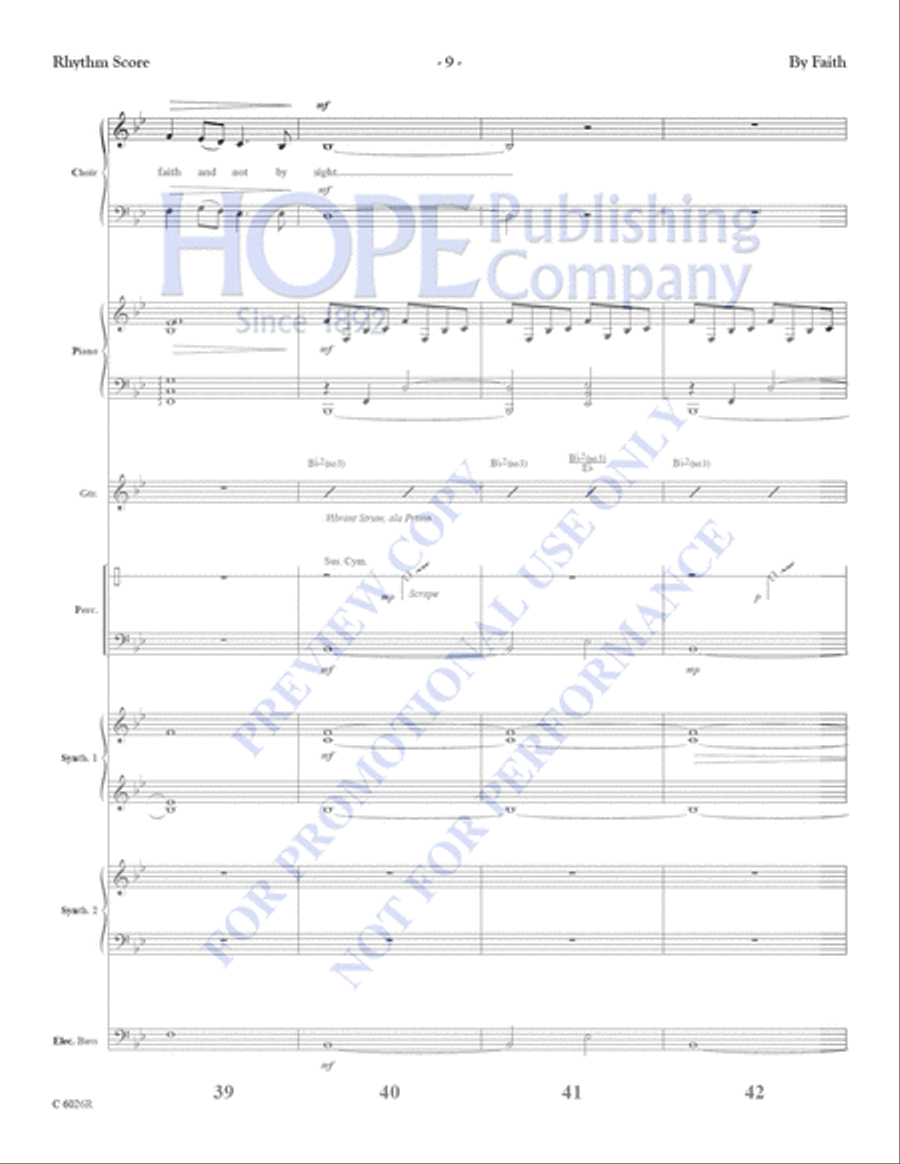 By Faith Handbell Choir scores gallery preview page 11