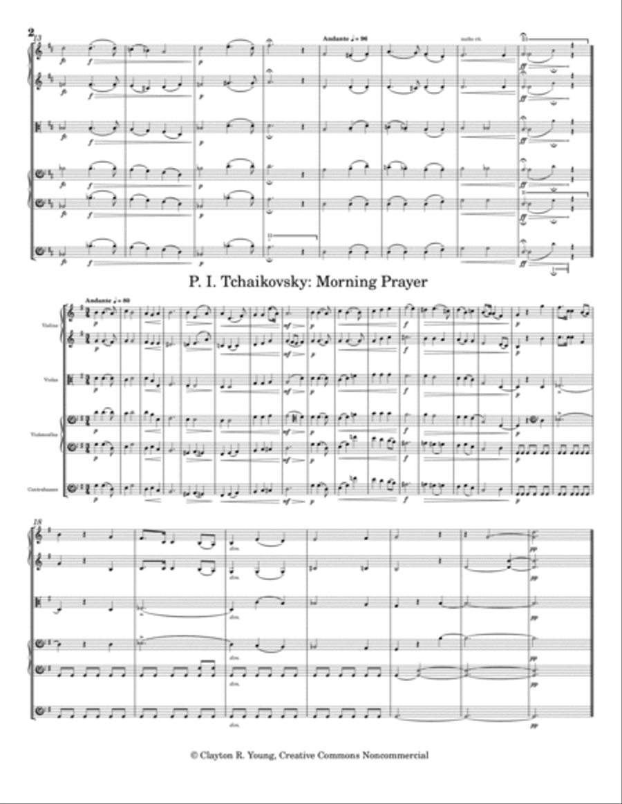 Selected Chorales arranged for strings String Orchestra scores gallery preview page 2