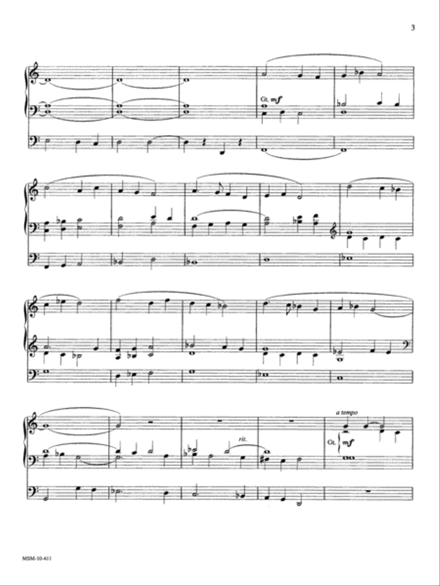 Christ is Arisen (Christ the Lord Is Risen Again) Organ scores gallery preview page 2