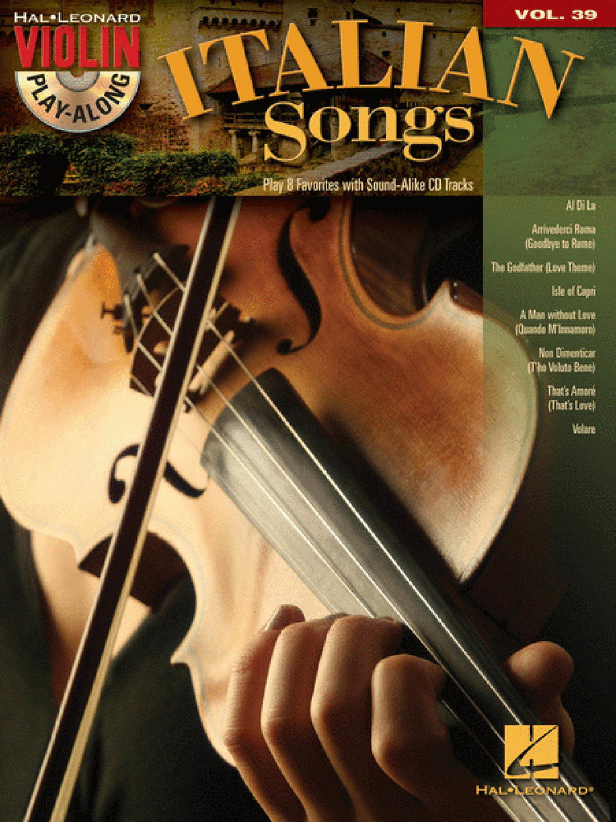 Italian Songs Italian Songs Violin Solo scores gallery preview page 1
