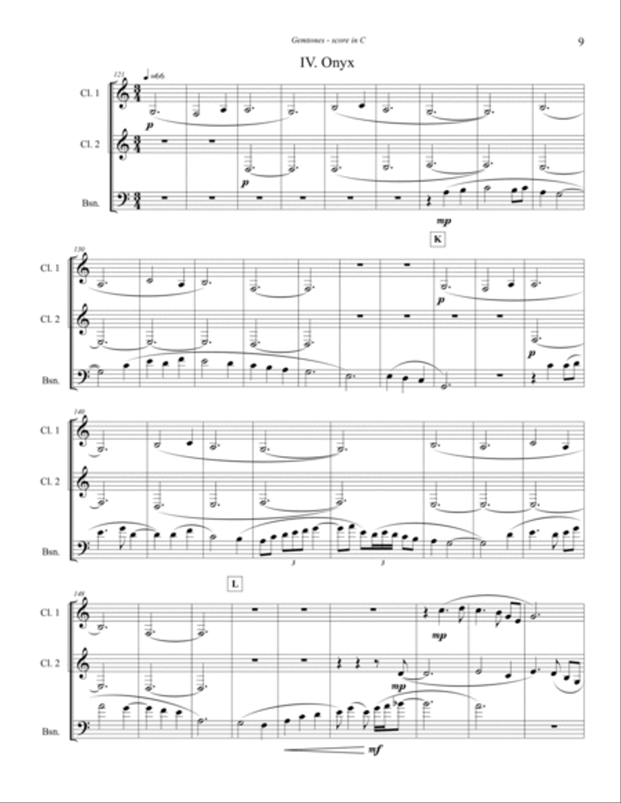 Fuga VII Saxophone Quartet scores gallery preview page 5