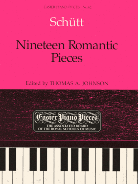 SCHUTT : Nineteen Romantic Pieces