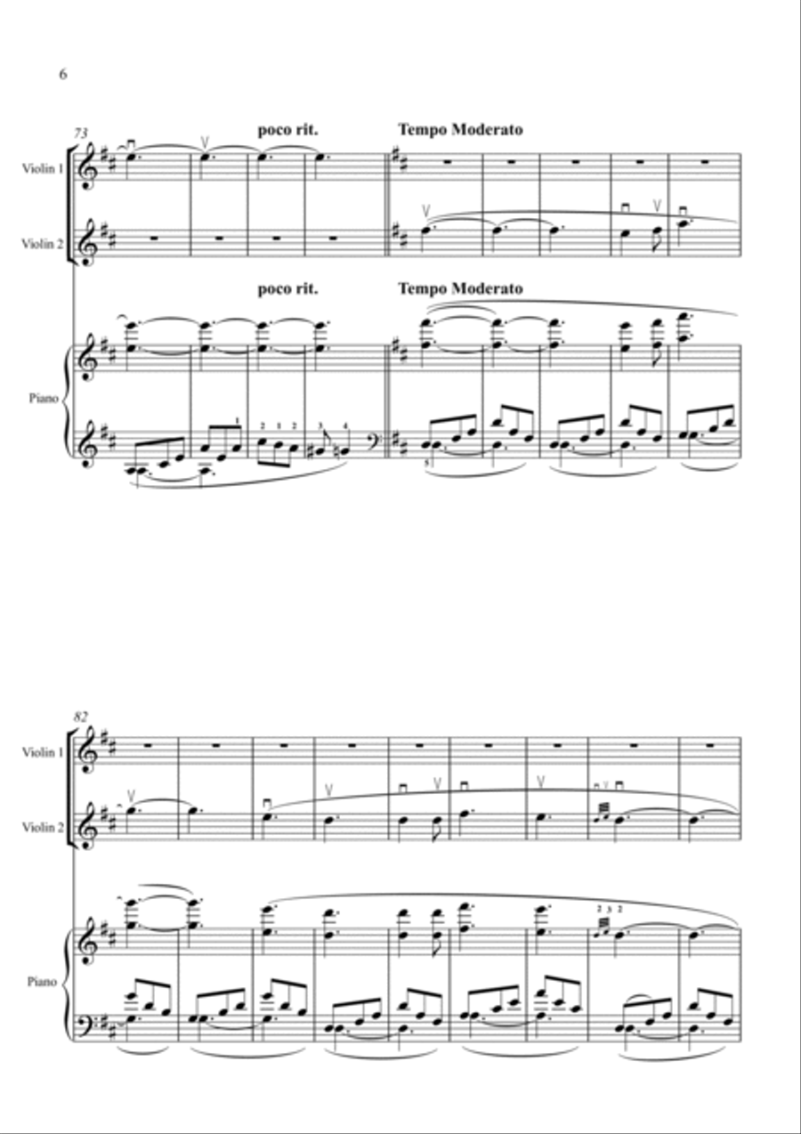 Millenium Millenium Violin Solo scores gallery preview page 6
