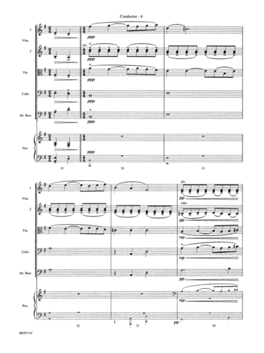 Pavane: Score Pavane: Score String Orchestra scores gallery preview page 5