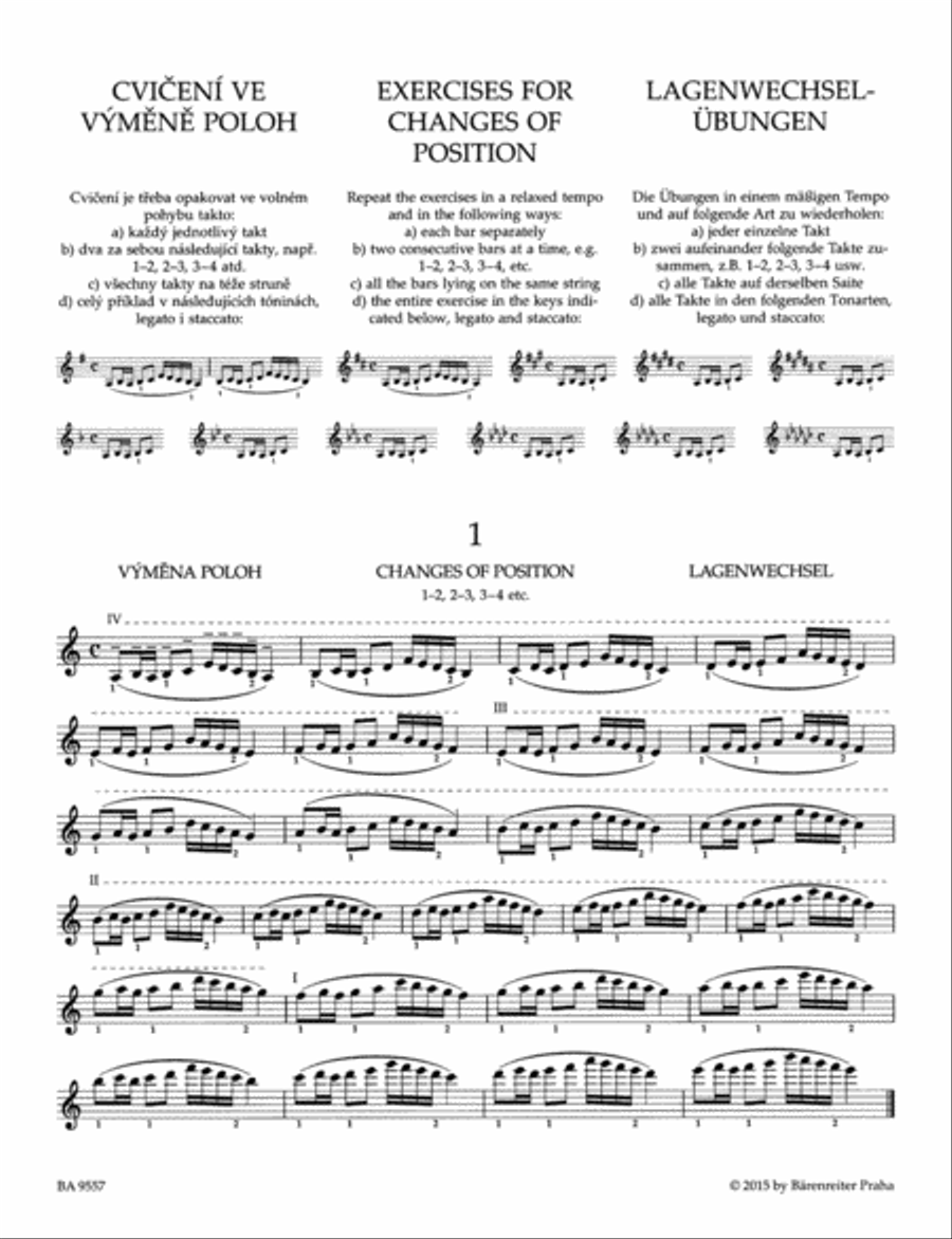 Changes of Position and Preparatory Scale Studies op. 8 Violin Solo scores gallery preview page 2