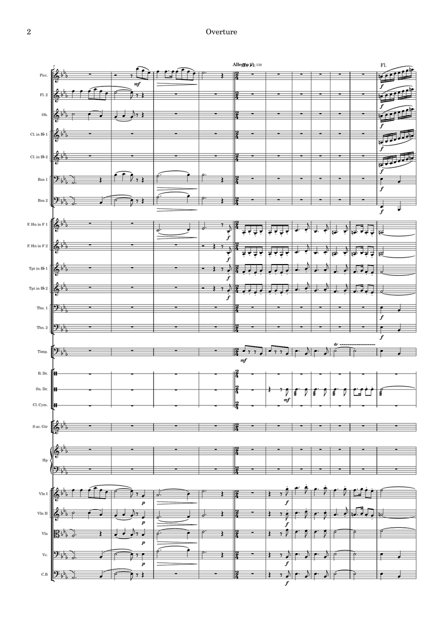 Overture Full Orchestra scores gallery preview page 2