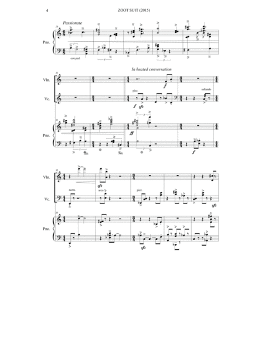 [Greenbaum] Zoot Suit Piano Trio scores gallery preview page 6