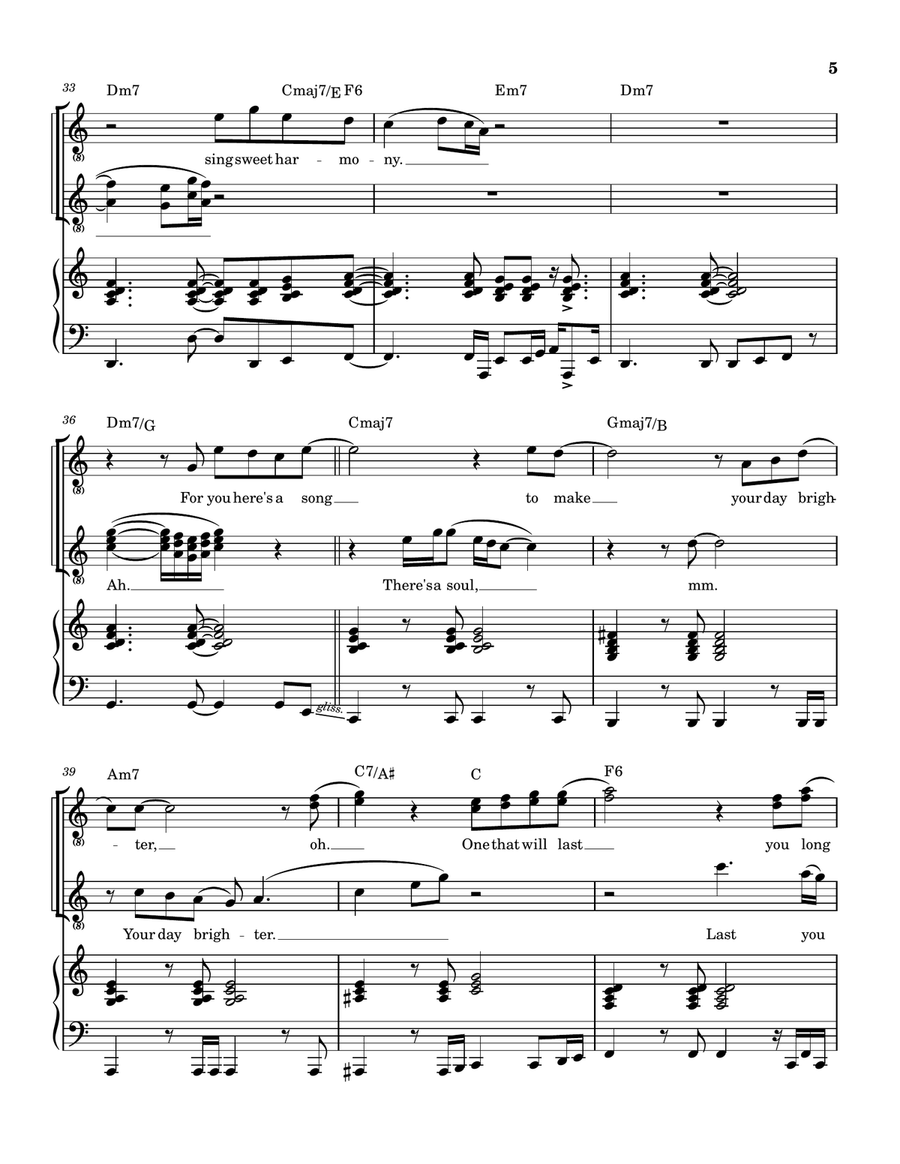 Devotion Devotion Piano, Vocal, Guitar scores gallery preview page 6
