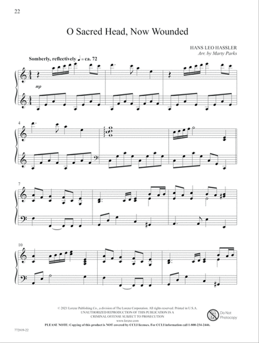 Measureless the Love of God Piano Solo scores gallery preview page 14