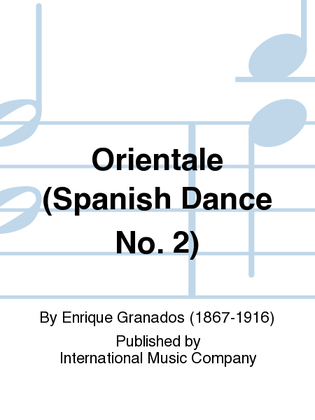 Book cover for Orientale (Spanish Dance No. 2)