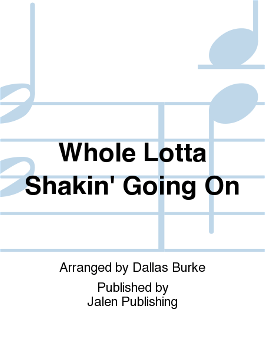 Whole Lotta Shakin' Going On Marching Band scores gallery preview page 1