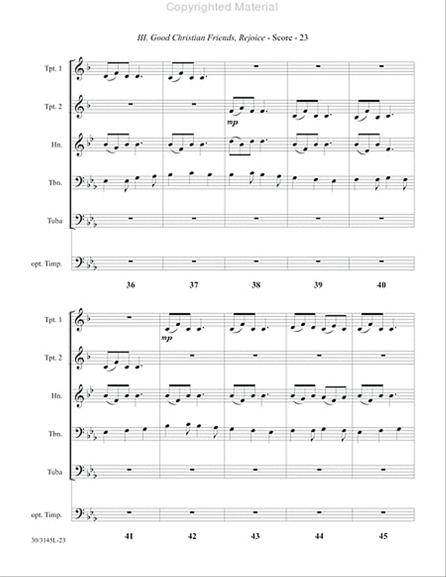Brass at Christmas Brass at Christmas Brass Quintet scores gallery preview page 18