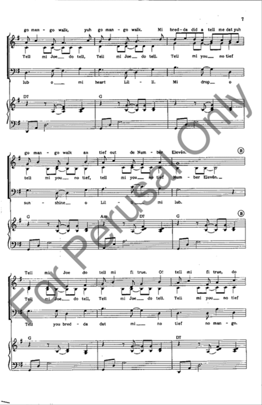 Mango Walk Mango Walk 3-Part scores gallery preview page 7