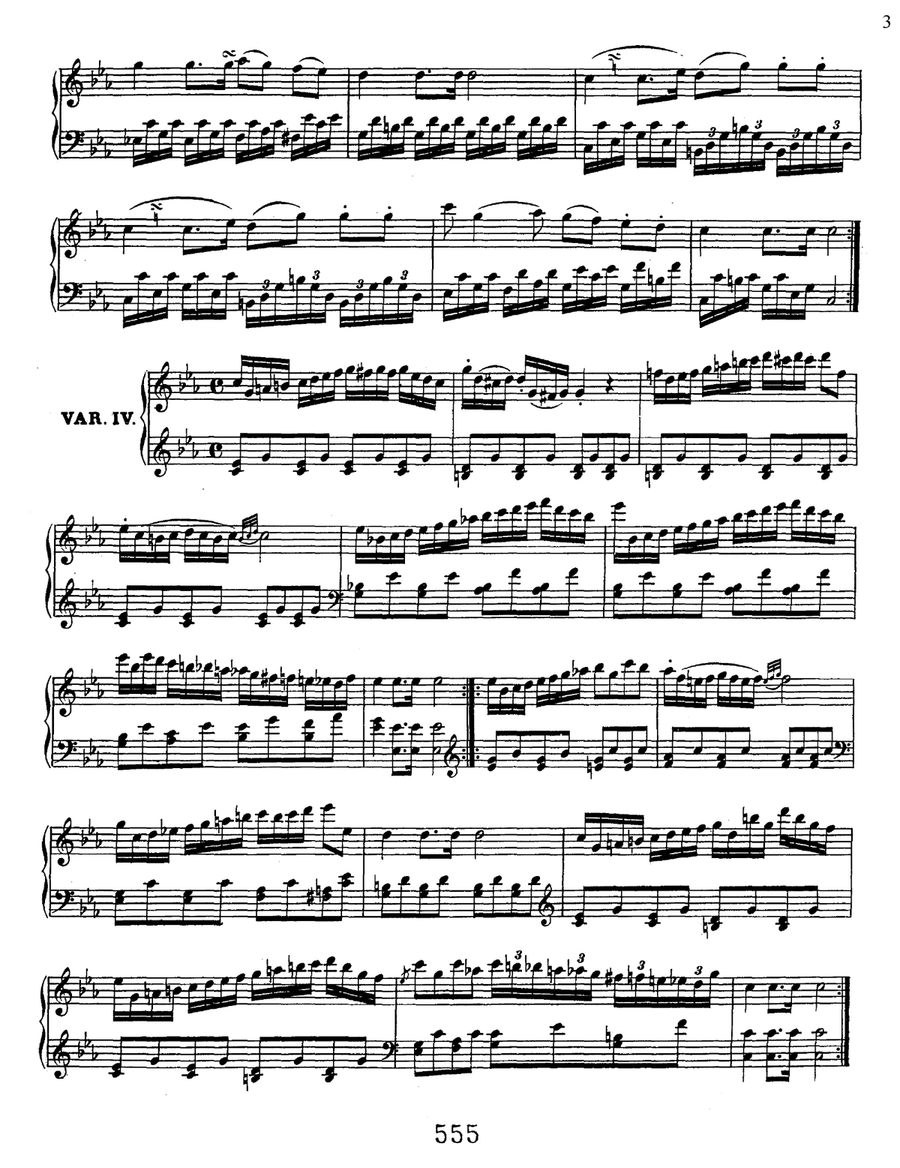 Variations (9) On A March By Dressler, Woo 63 Piano Solo scores gallery preview page 3