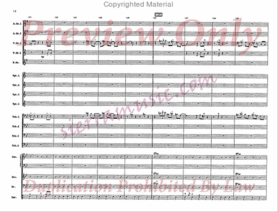 Oolitic Stomp Oolitic Stomp Jazz Ensemble scores gallery preview page 15