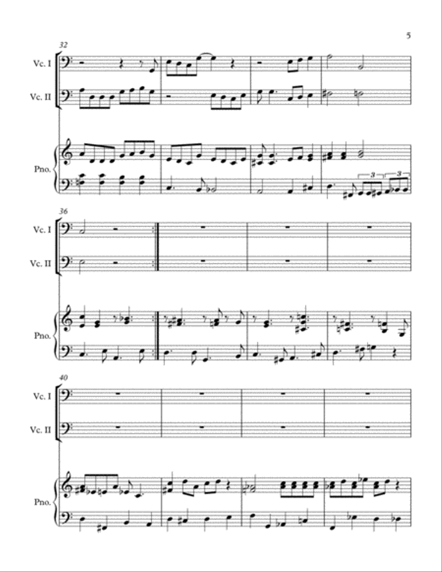 Baby, It's Cold Outside String Duet scores gallery preview page 5