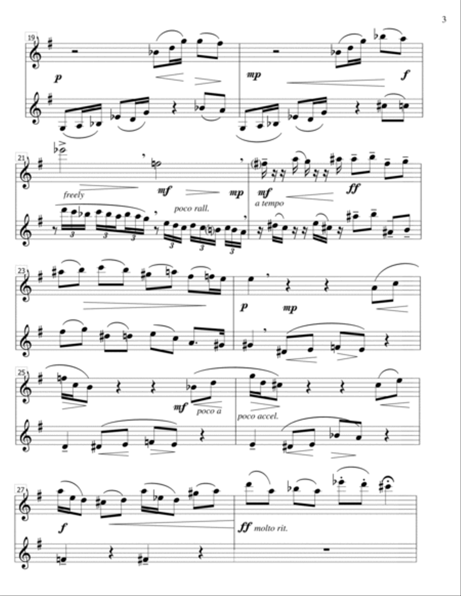 Praeludium - Reger- Violin duet String Duet scores gallery preview page 3