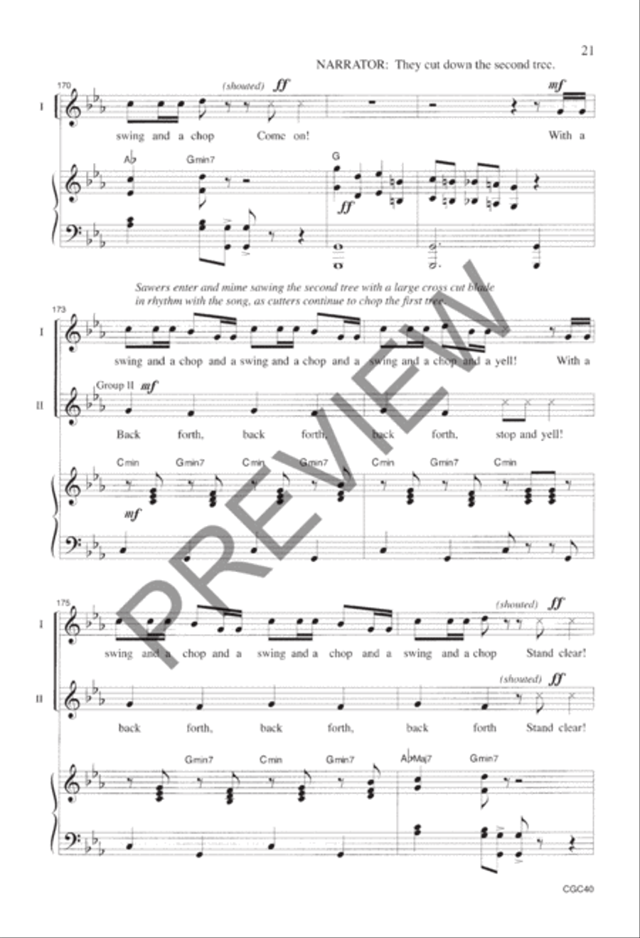 The Tale of the Three Trees Preview Kit (Score & CD) CD scores gallery preview page 14
