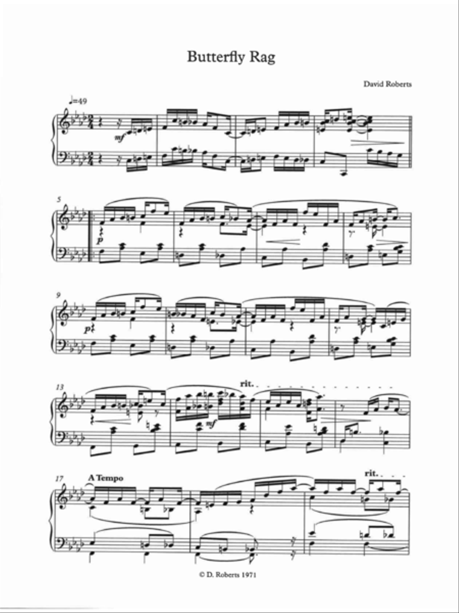 Trio Rags Trio Rags Piano Solo scores gallery preview page 6
