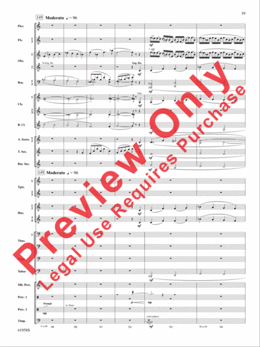 God's Country Concert Band scores gallery preview page 59