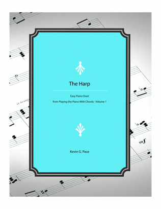 Book cover for The Harp - easy piano duet