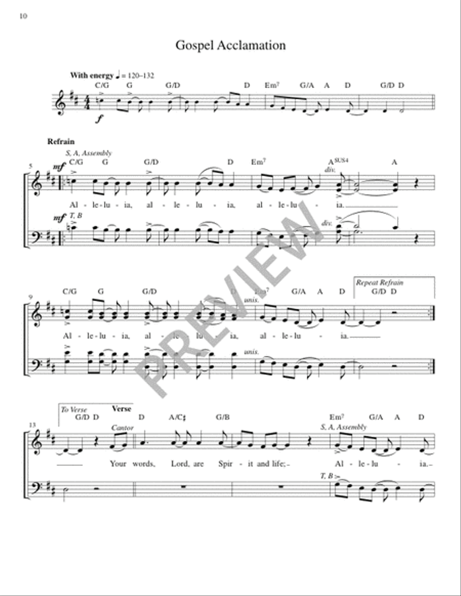 Mass from Age to Age - Guitar edition Guitar scores gallery preview page 11
