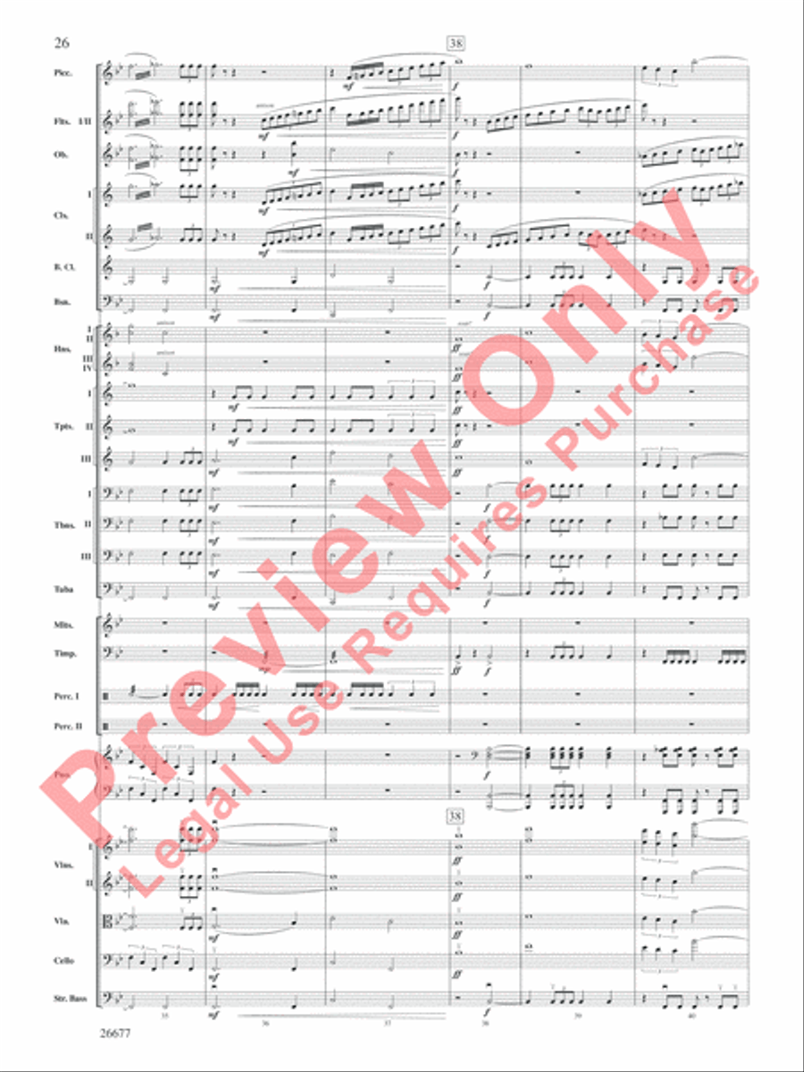 Star Wars Epic -- Part II, Suite from the Full Orchestra scores gallery preview page 27