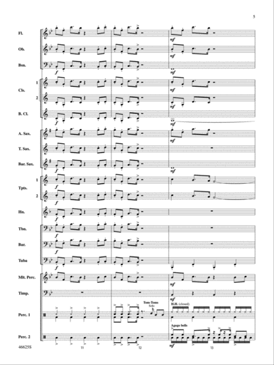A Joyful Christmas: Score Concert Band scores gallery preview page 5
