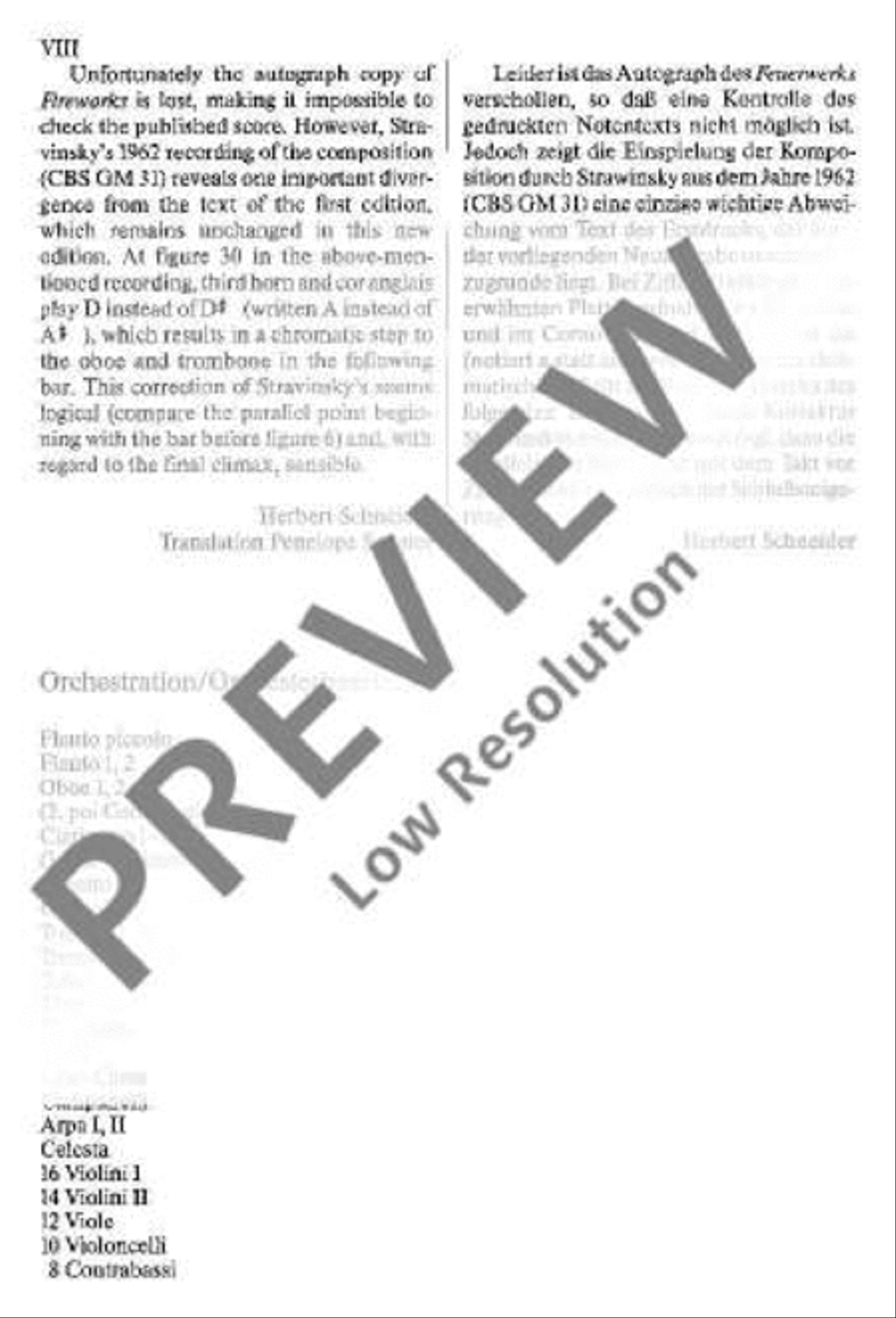Feu d'artifice - Fireworks Orchestra scores gallery preview page 9