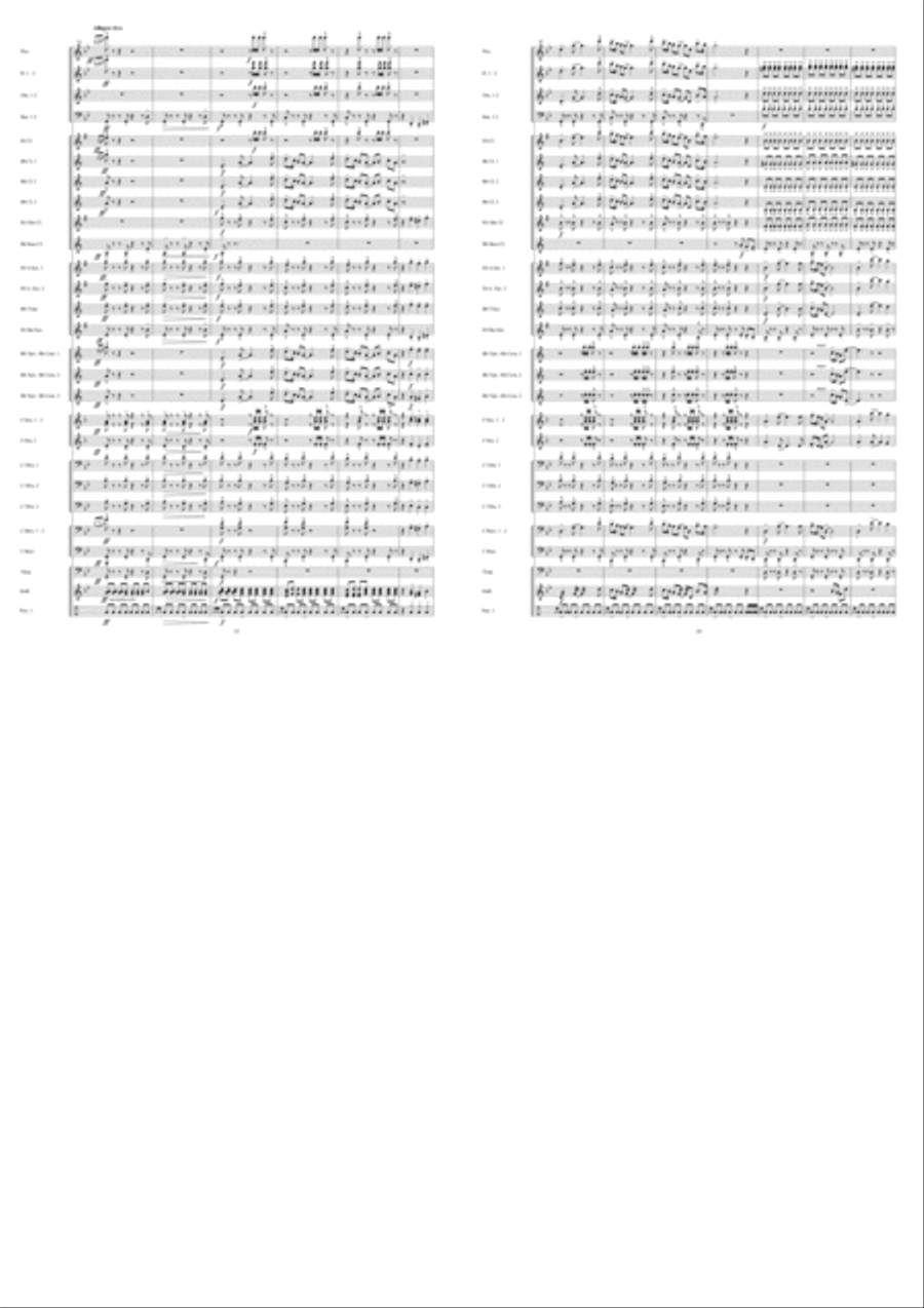 Pacis Valley Concert Band scores gallery preview page 9