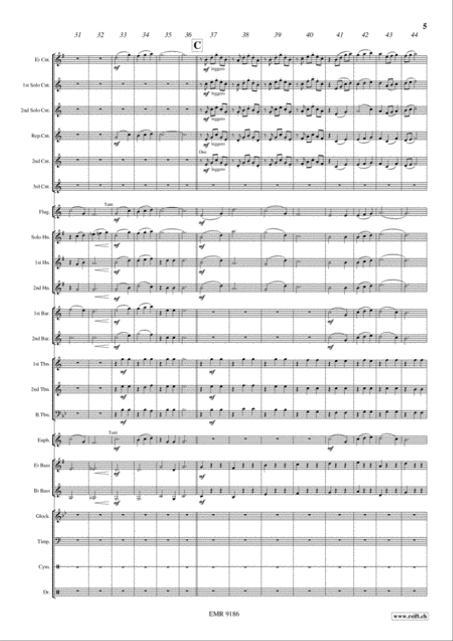 Edelweiss Brass Band scores gallery preview page 6