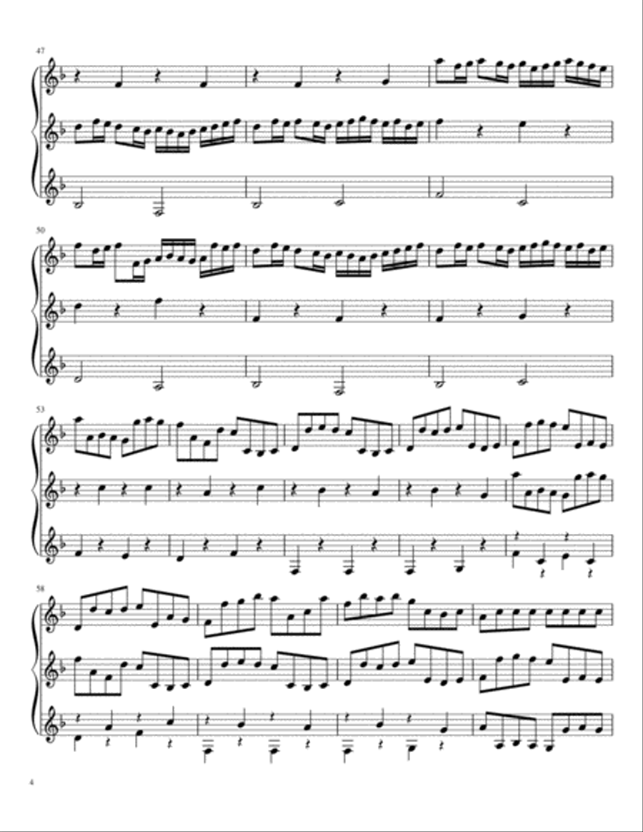 Pachelbel Canon for Clarinet Trio Pachelbel Canon for Clarinet Trio Clarinet Trio scores gallery preview page 4