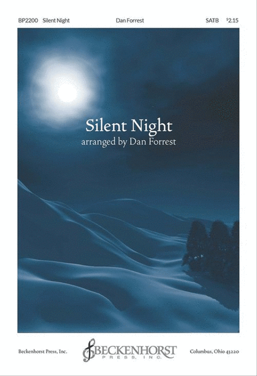 Silent Night - Forrest - SATB 4-Part scores gallery preview page 1