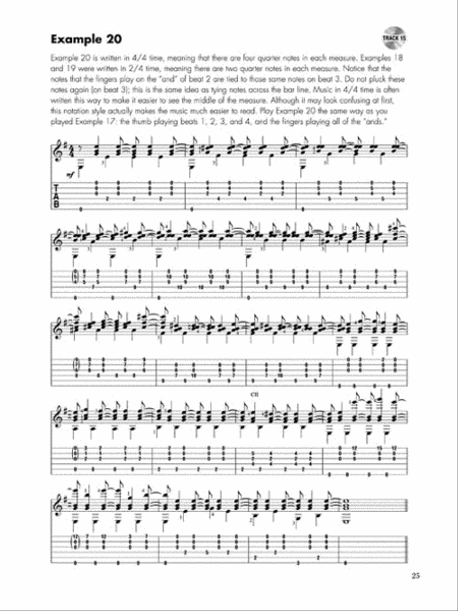 Classical Guitar for the Steel-String Guitarist Acoustic Guitar scores gallery preview page 4