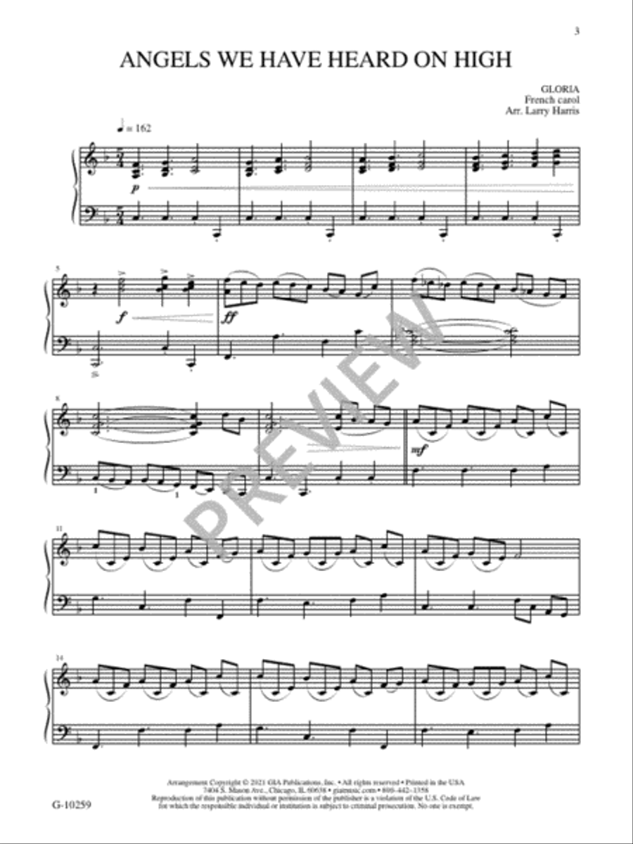 Six Advent Christmas Carols Christmas scores gallery preview page 5