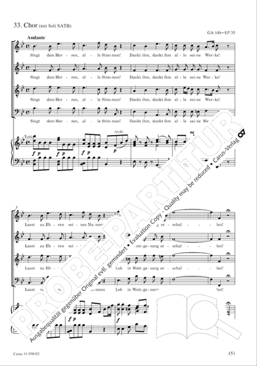 The Creation (Die Schopfung) The Creation (Die Schopfung) 4-Part scores gallery preview page 154