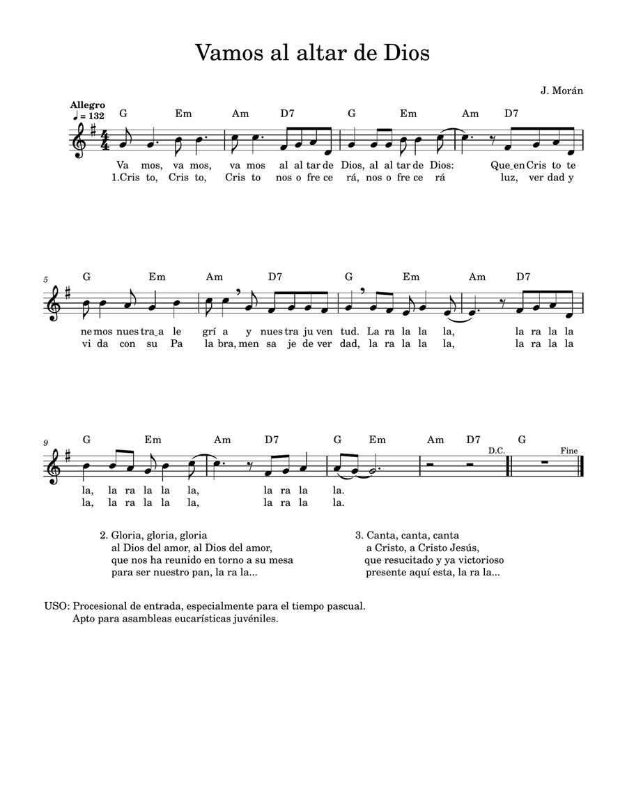 Vamos al altar de Dios Piano Solo scores gallery preview page 1